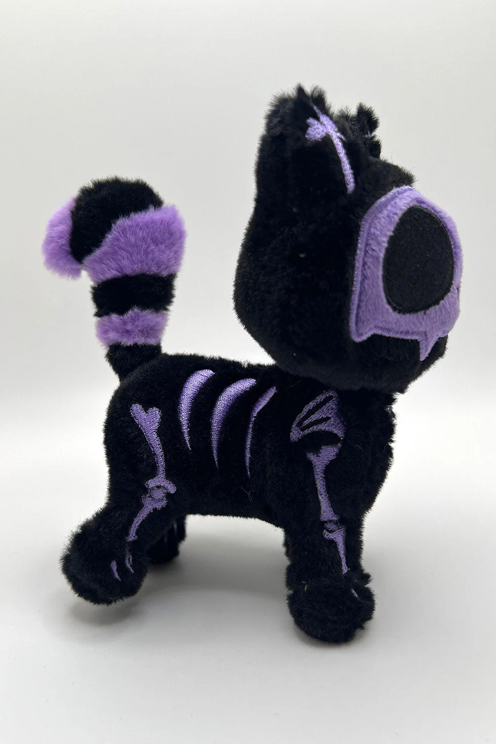Ultra Violet  Skelekitty Plush Keychain