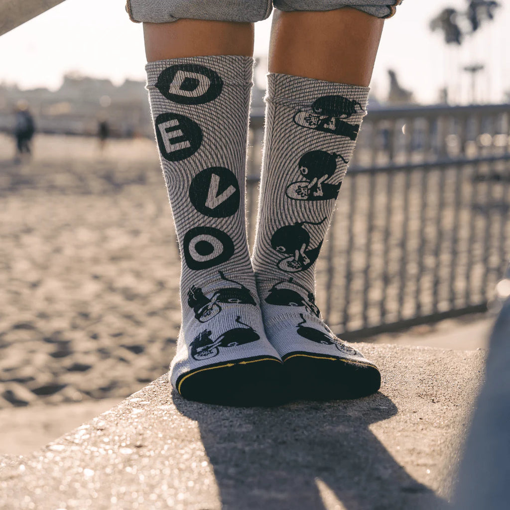 DEVO Bombs Away Crew Sock