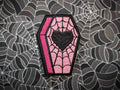 Valentine Heart Coffin Embroidered Iron On Patch