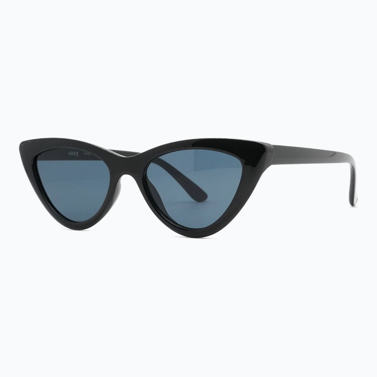 Vamp - Petite, Black Cat-Eye Sunglasses