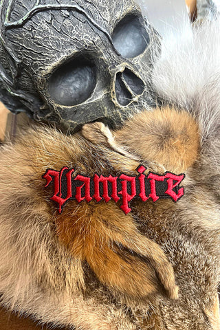 Vampire Embroidered Patch