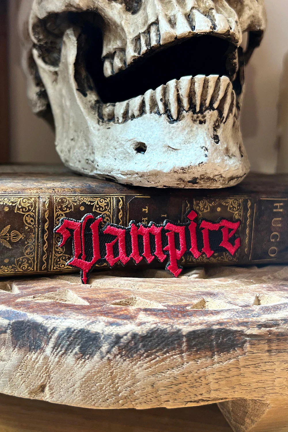 Vampire Embroidered Patch