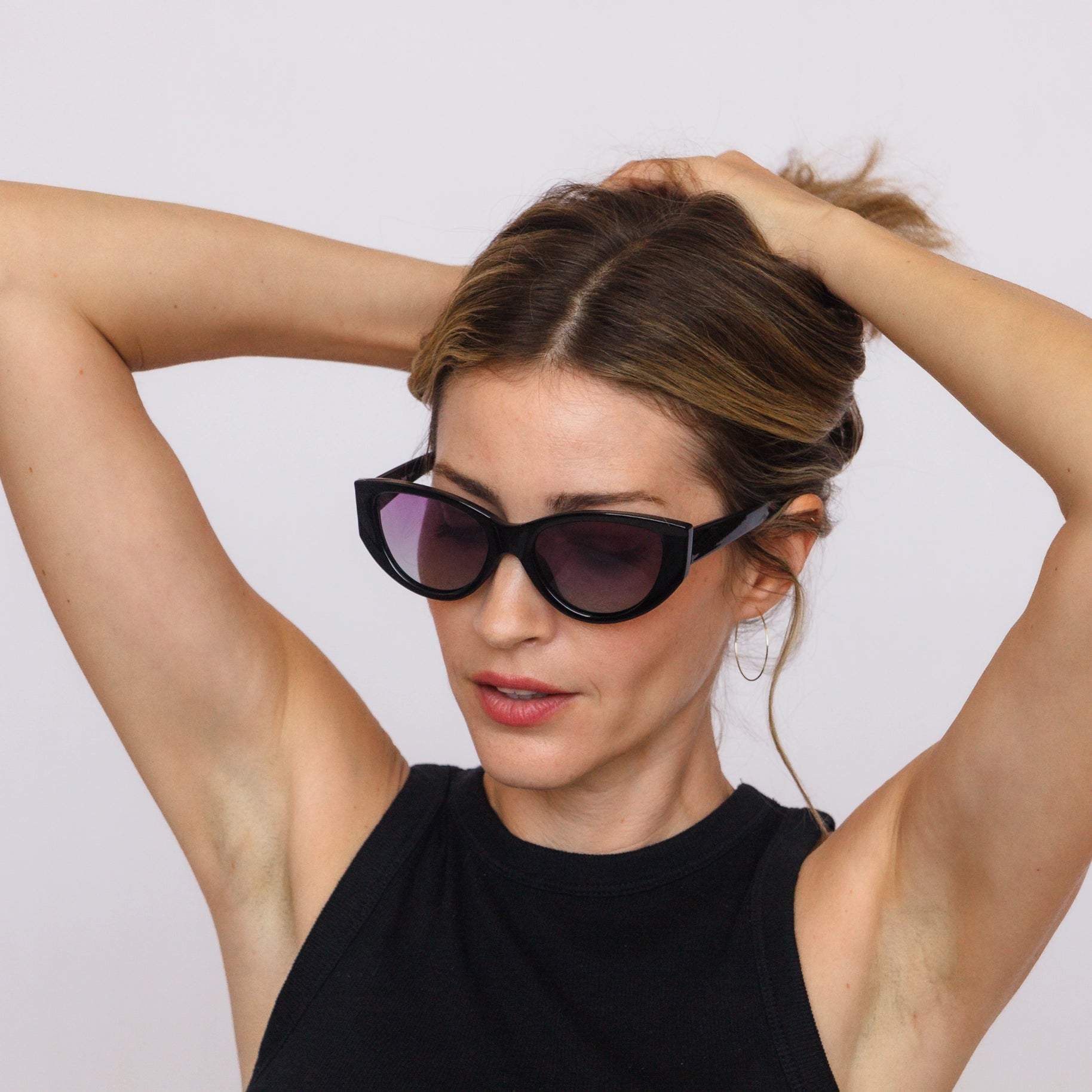 Velour - Vintage Polarized Cat-Eye Sunglasses