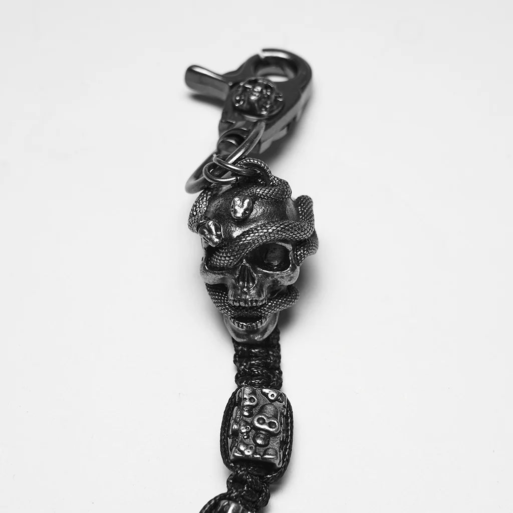 Vintage Skull Wallet Chain