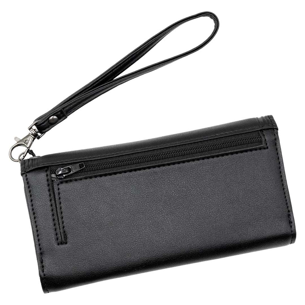 RIP Bat Embossed Trifold Wallet