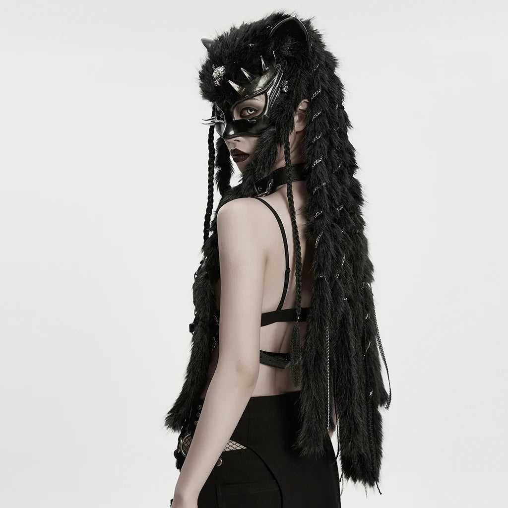 Rivet & Skull Fox Head Mask