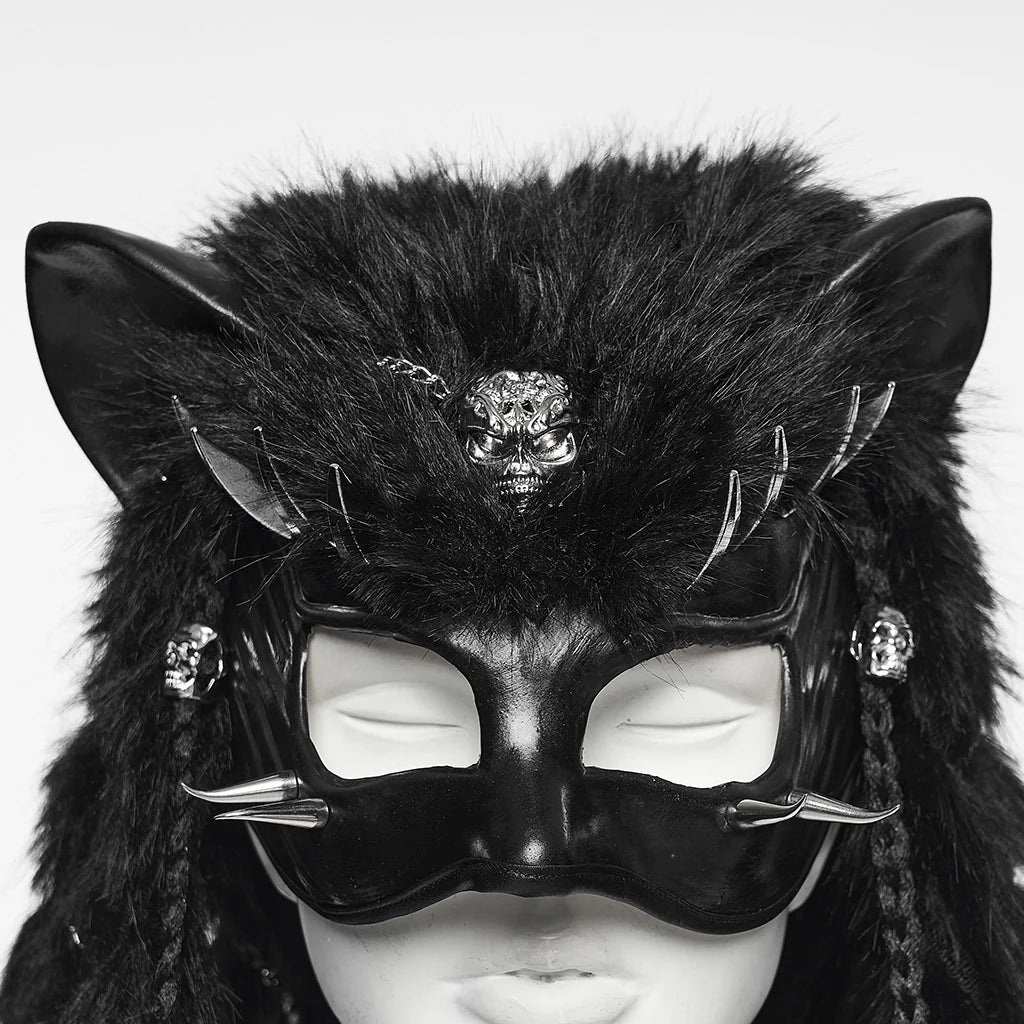 Rivet & Skull Fox Head Mask