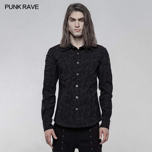 Jacquard Long Sleeved Shirt