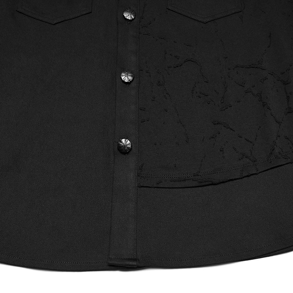 Edgy Black Punk Shirt
