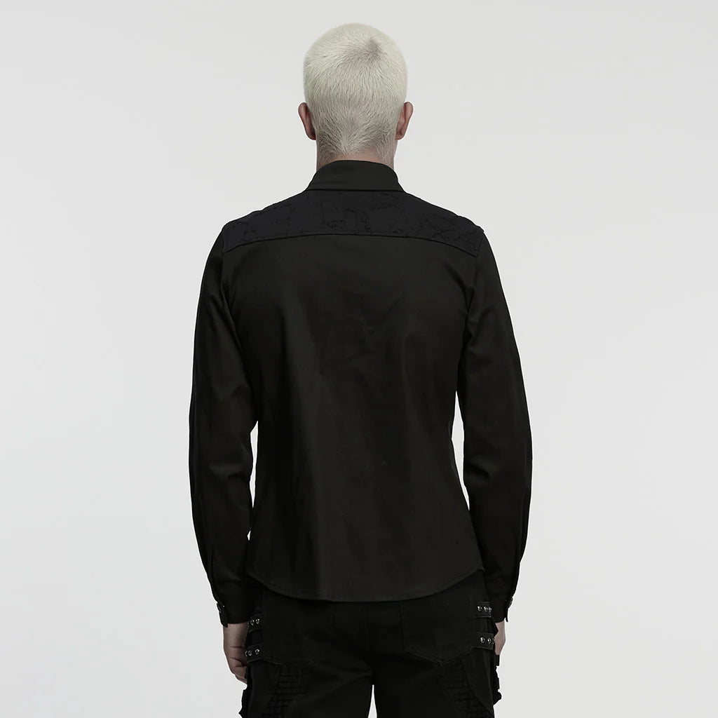 Edgy Black Punk Shirt