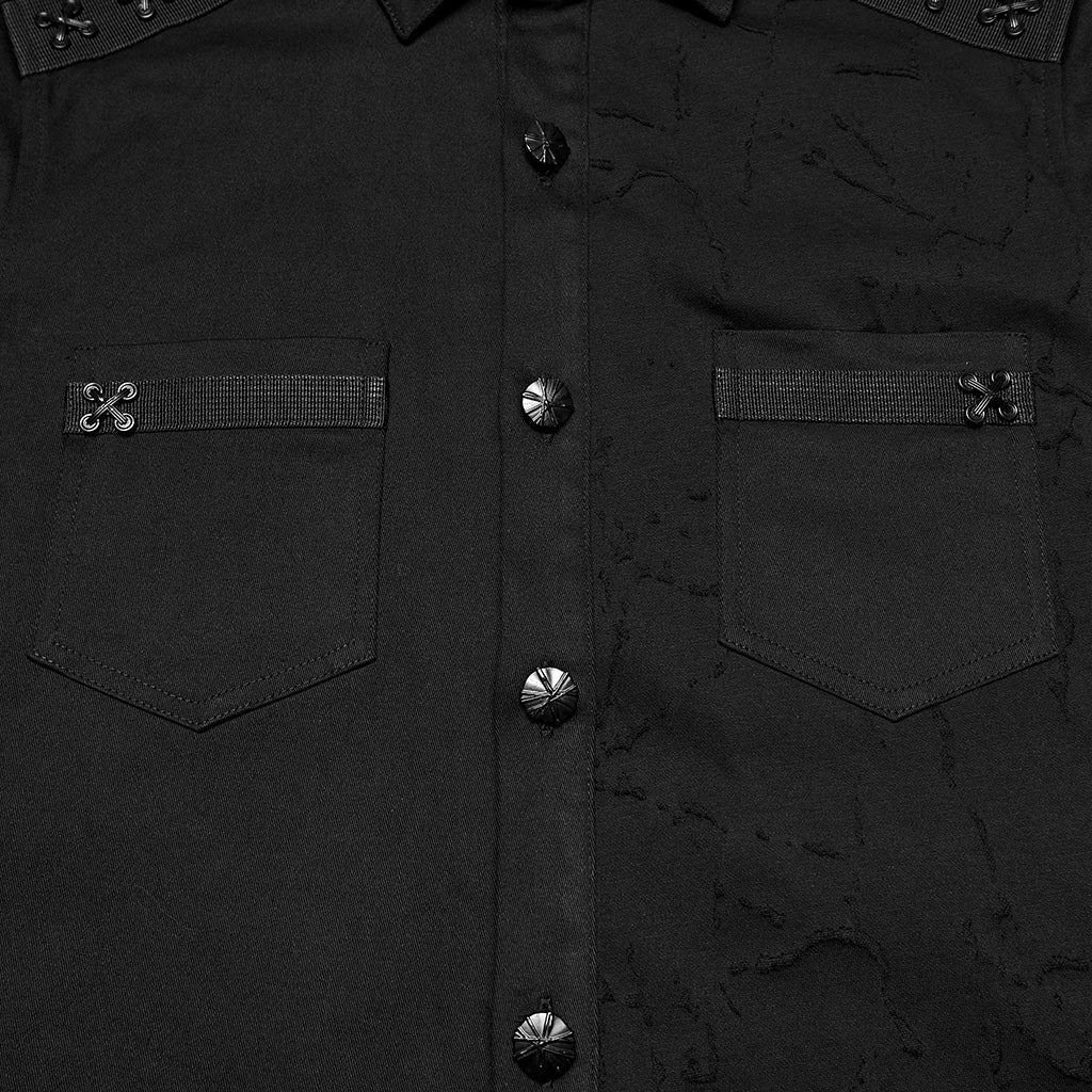 Edgy Black Punk Shirt