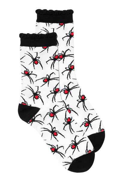 White Spider Socks - Eliza Sidney x FOXBLOOD
