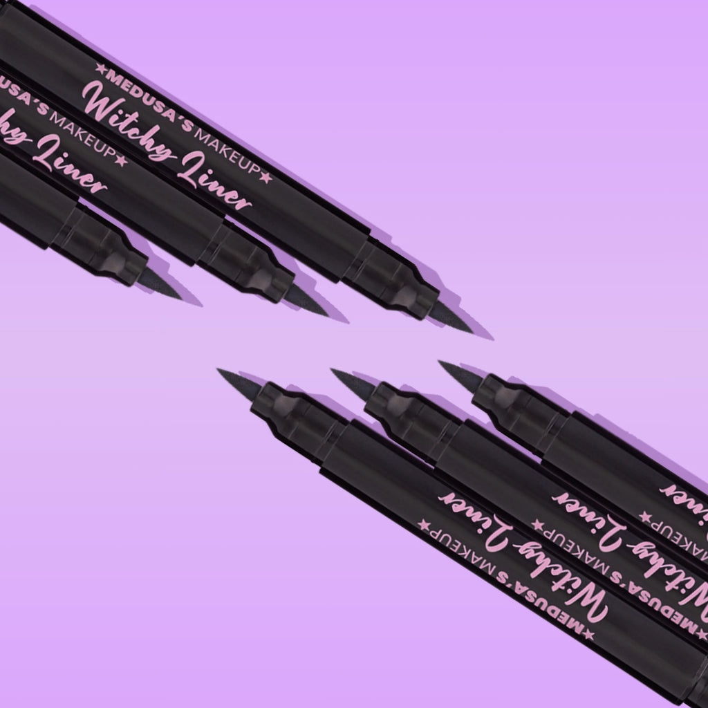 Witchy Liner Heart Stamp Pen - Black