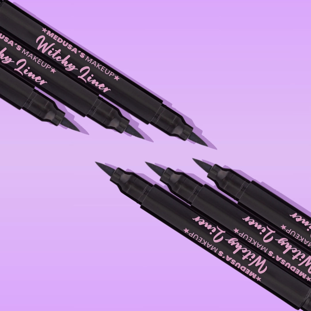 Witchy Liner Heart Stamp Pen - Black