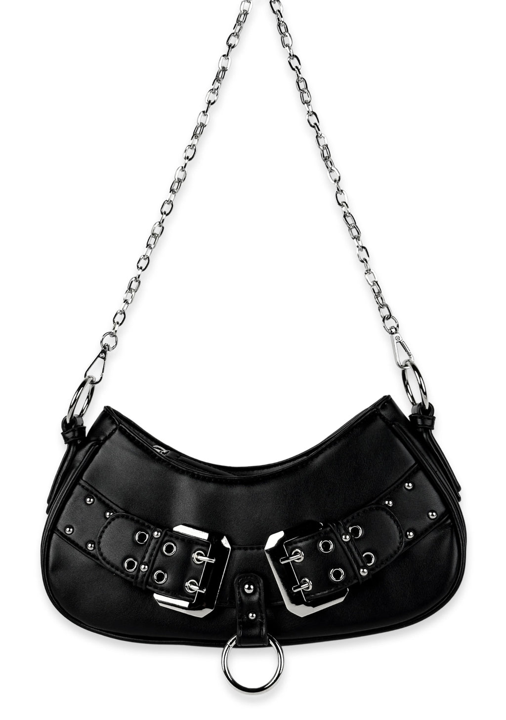 Y2k Convertible Double Belt Shoulder Bag
