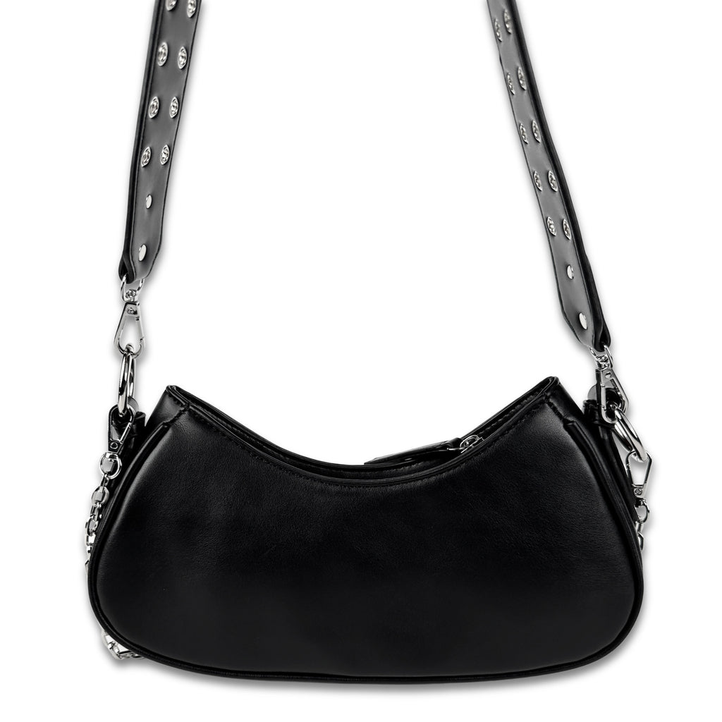 Y2k Convertible Double Belt Shoulder Bag