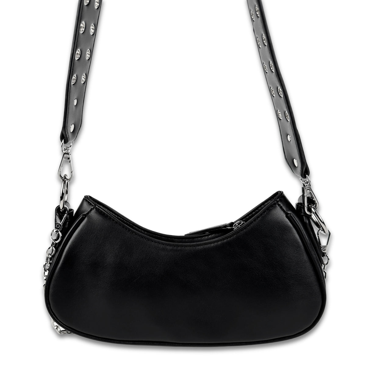 Y2k Convertible Double Belt Shoulder Bag