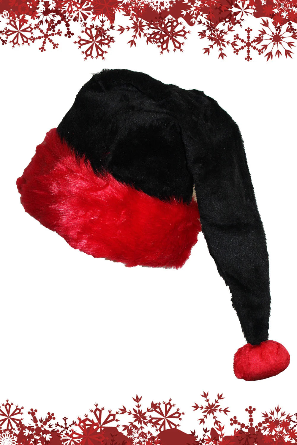 Santa Claws Hat - Black/Red