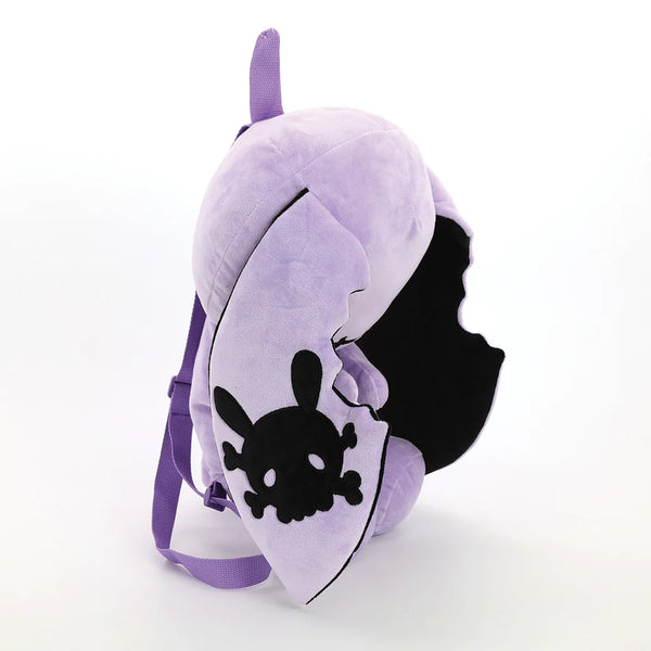 Naughty Bunny Stuffed Backpack - Purple
