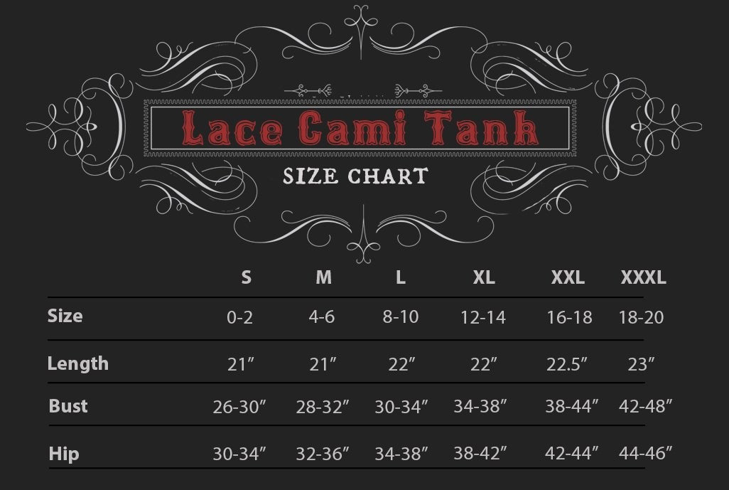 Poison Antidote Lace Cami - Black