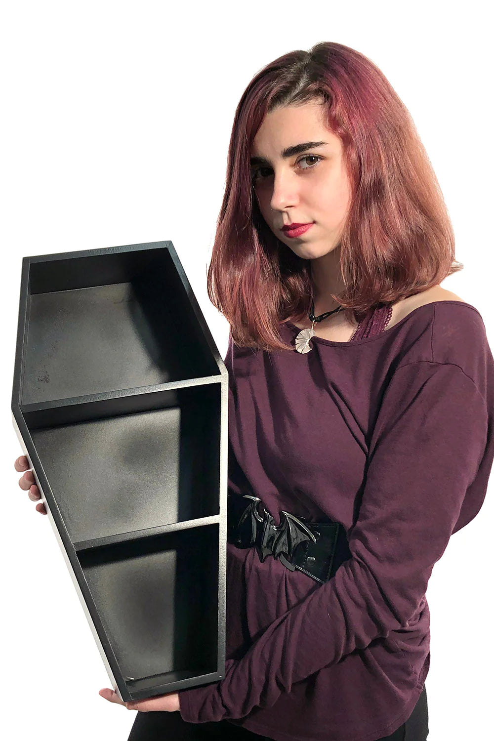 Deluxe Goth Coffin Shelf