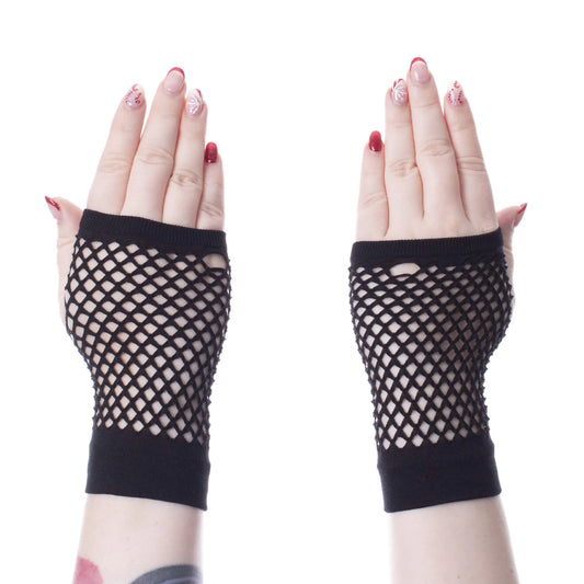 Corrine Mesh Gloves - Black