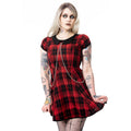 Ebbani Dress - Blck & Red Check