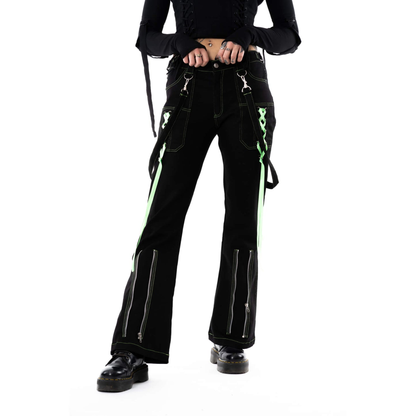 Fuse Pants - Black/Green