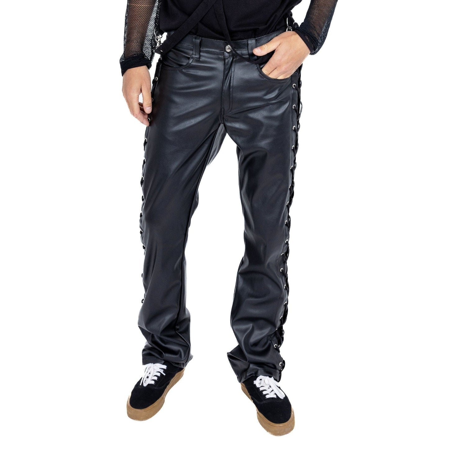 Maximus Pants - Black PVC