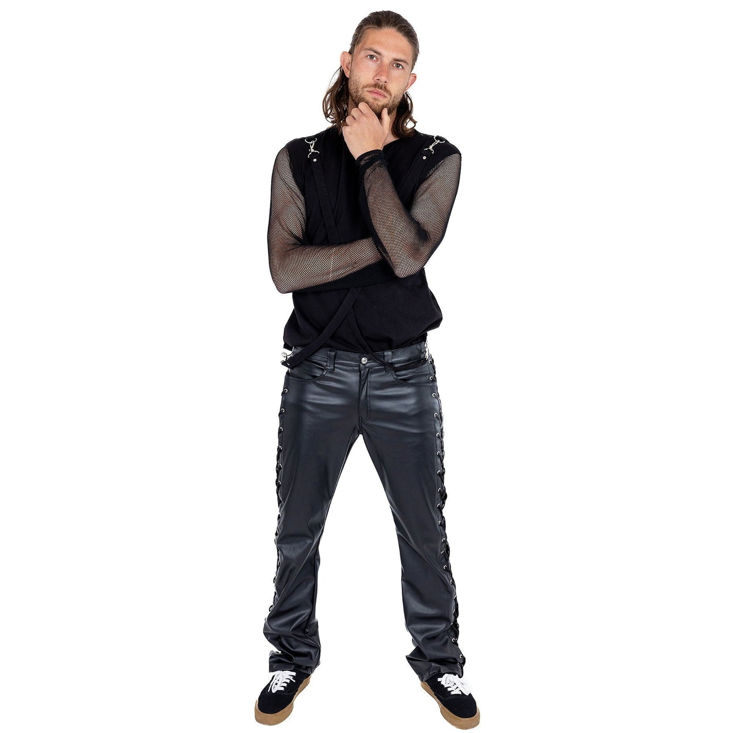 Maximus Pants - Black PVC