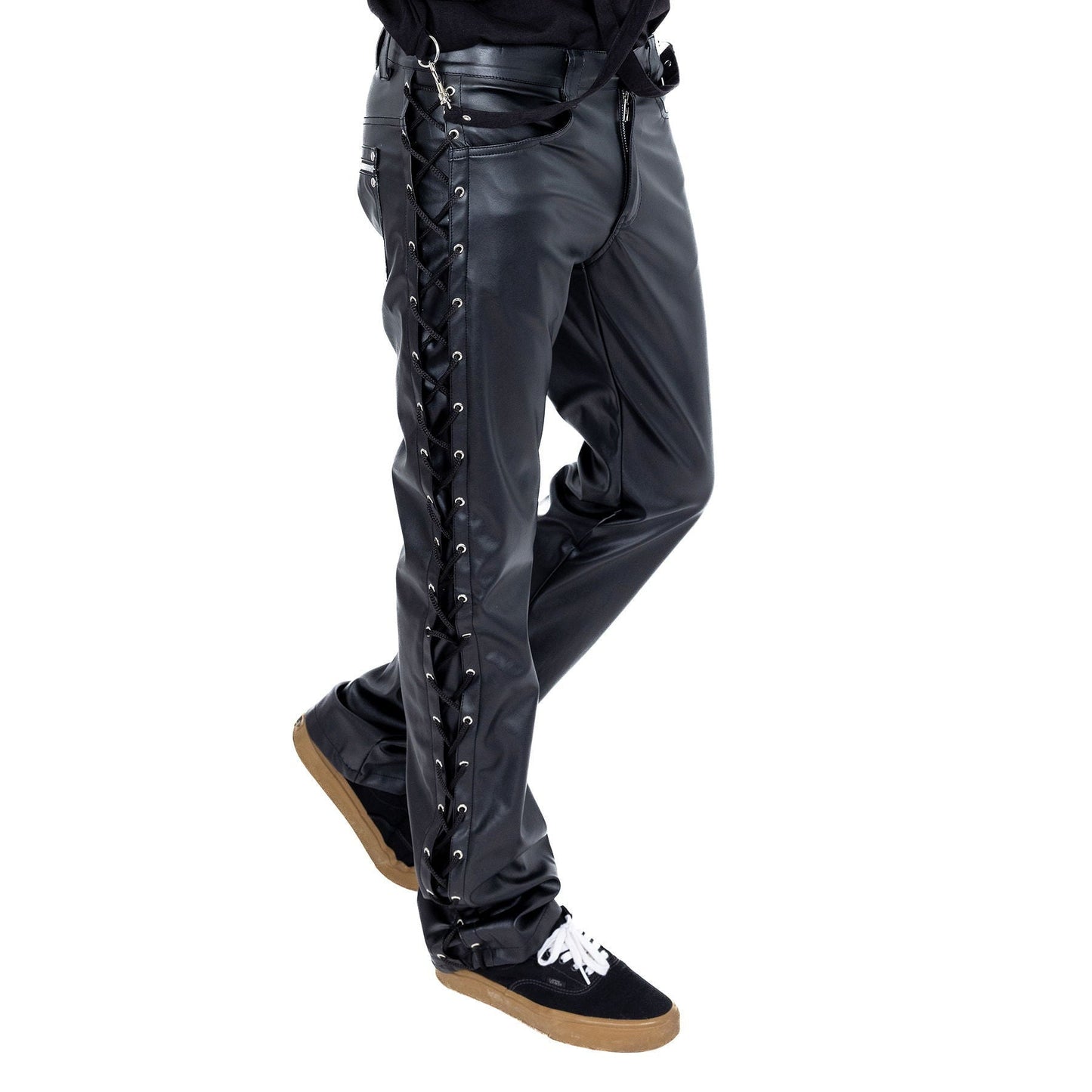 Maximus Pants - Black PVC