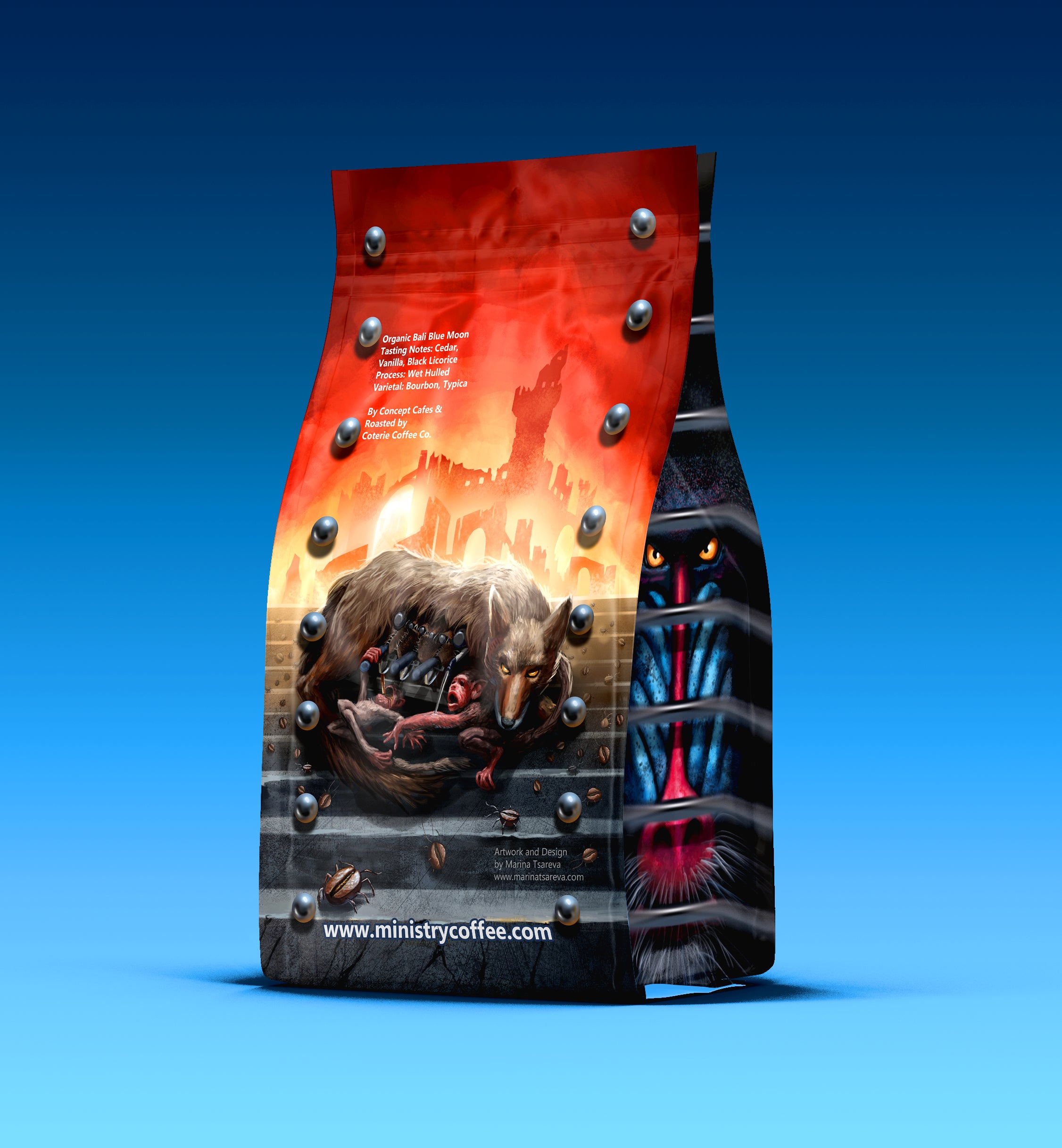 Ministry OFFICIAL 'Laughing Money Machine' Coffee: Laughing Monkey Blend (12oz)