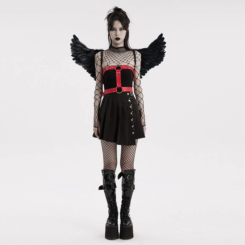 Feather Wing Harness - Red