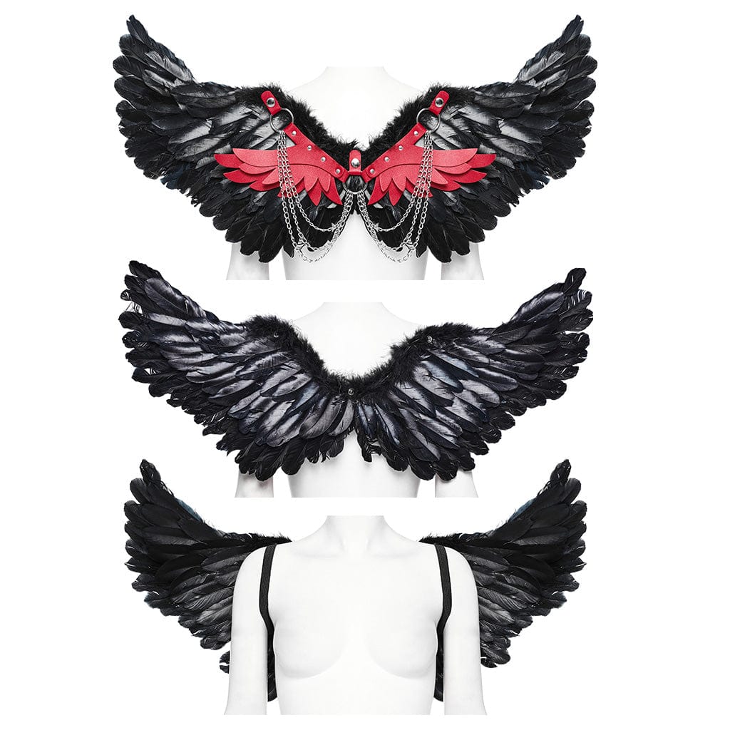 Feather Wing Harness - Red