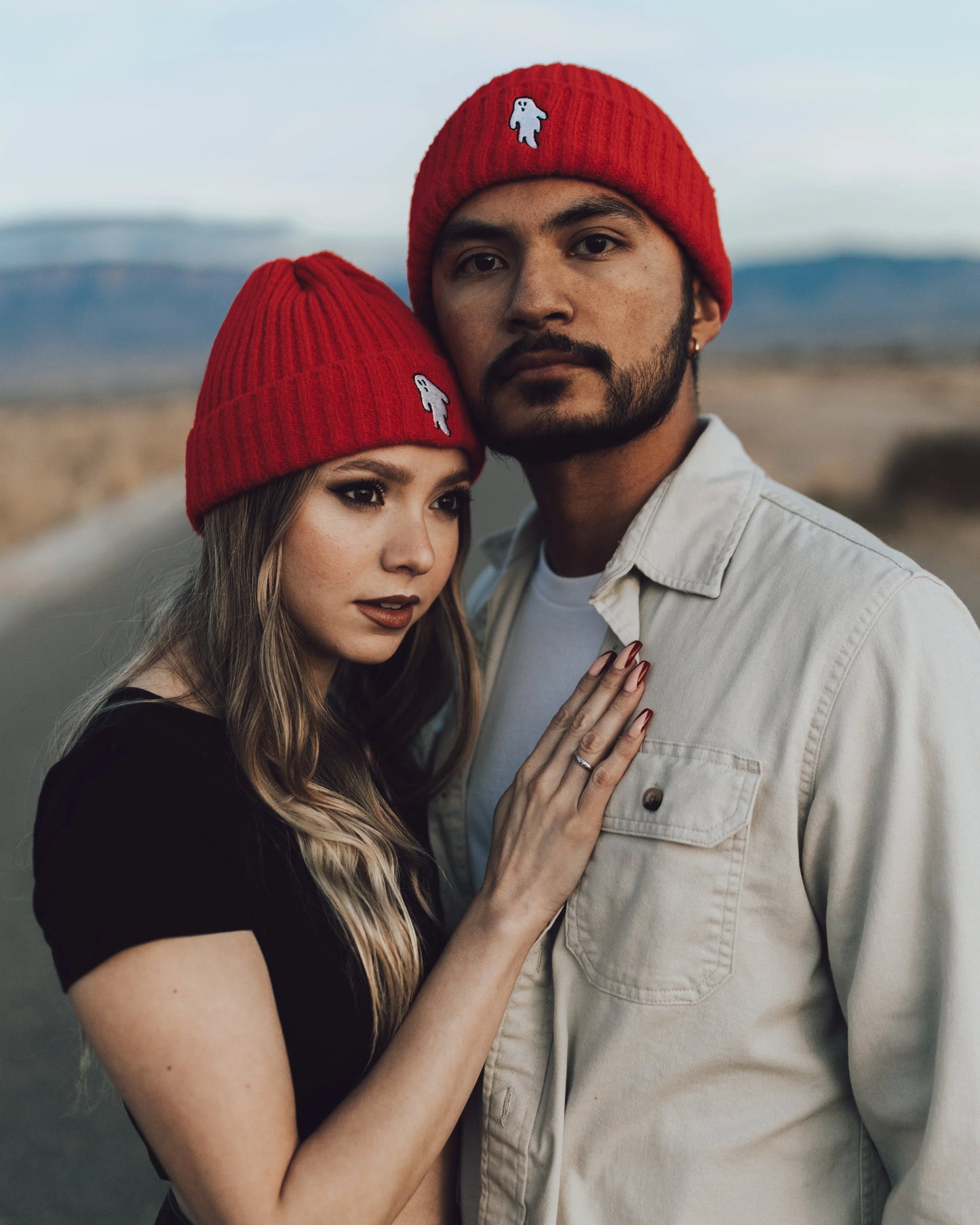 Knit Beanie | Vampire Red