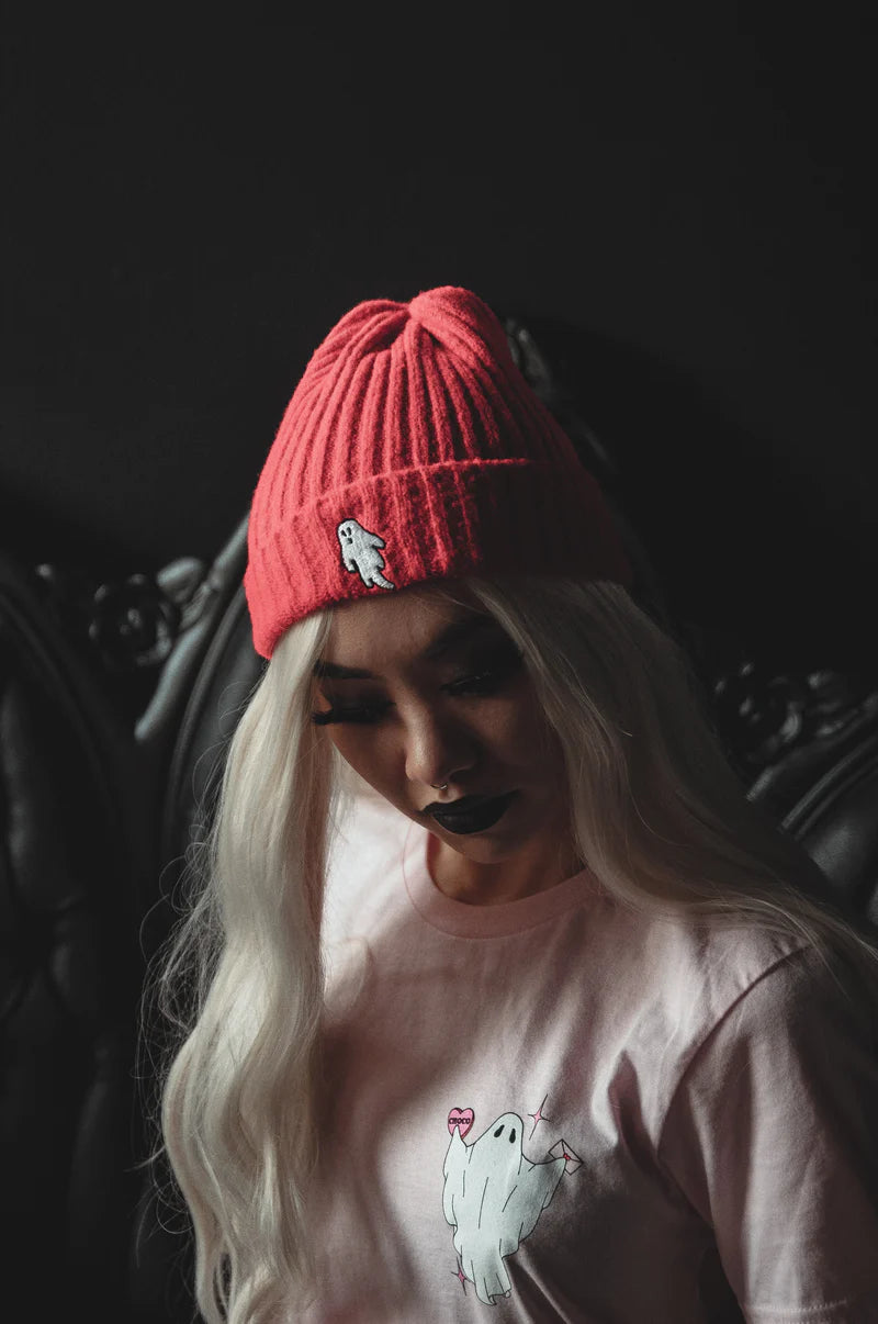 Knit Beanie | Vampire Red