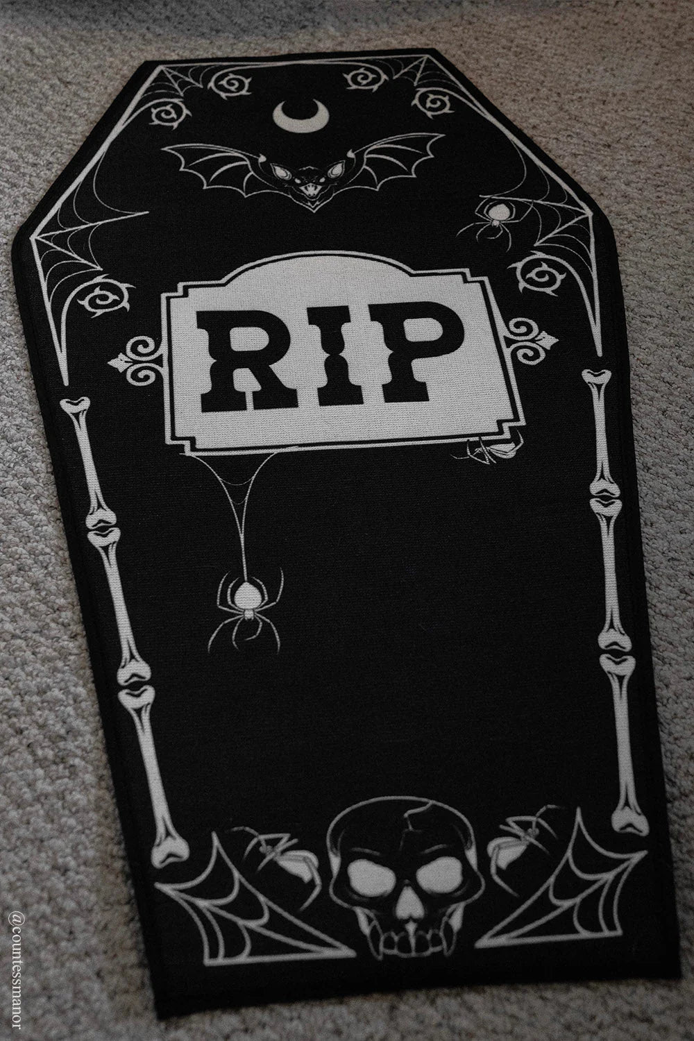 RIP Coffin Rug