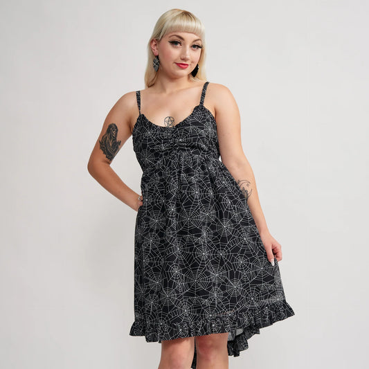 Spiderweb Hi-Lo Dolly Dress