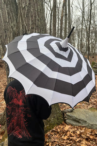 Batwing Pagoda Umbrella - Spooky Spiral