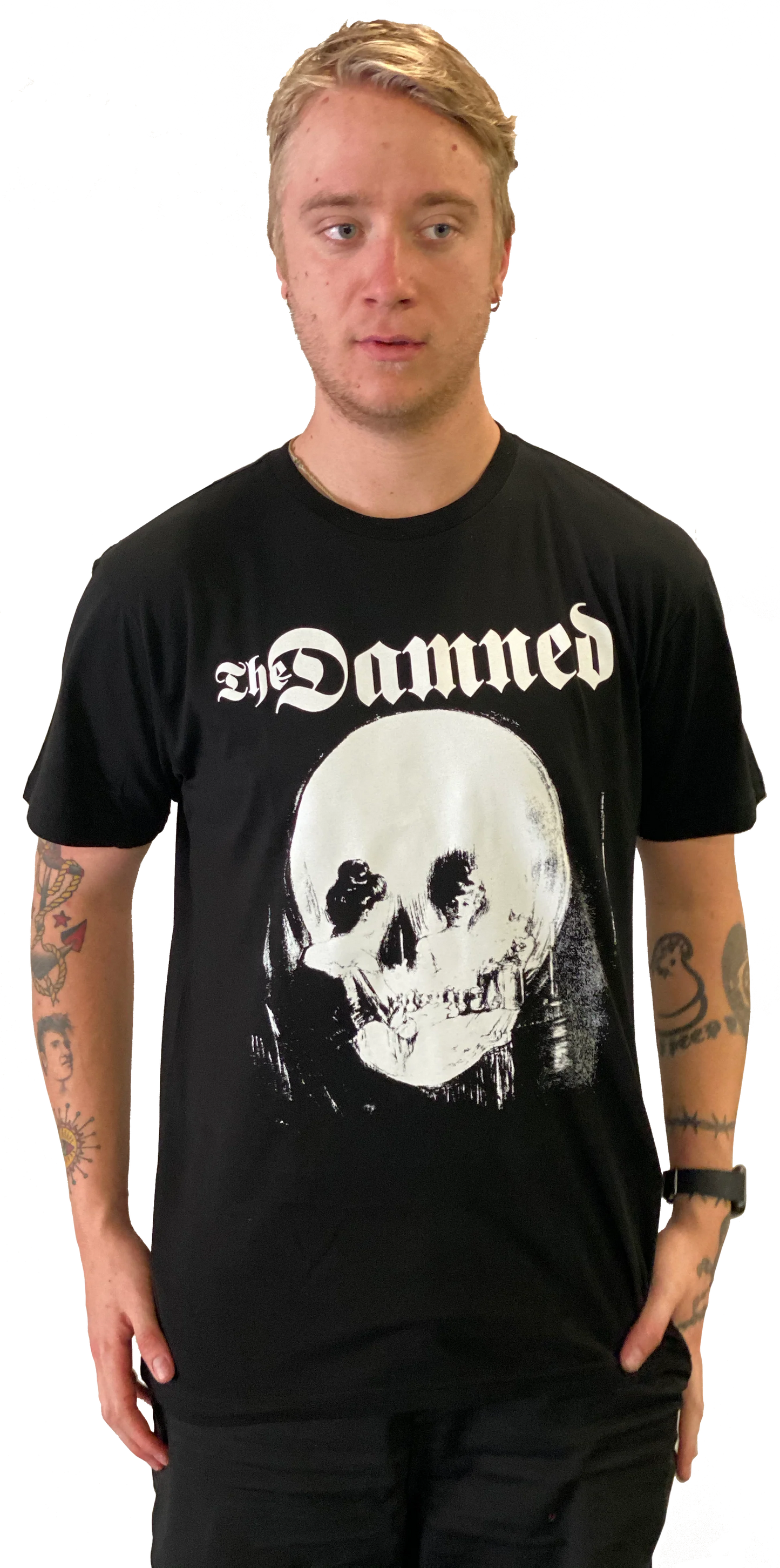 The Damned "Stretcher Case - Unisex Black T-Shirt