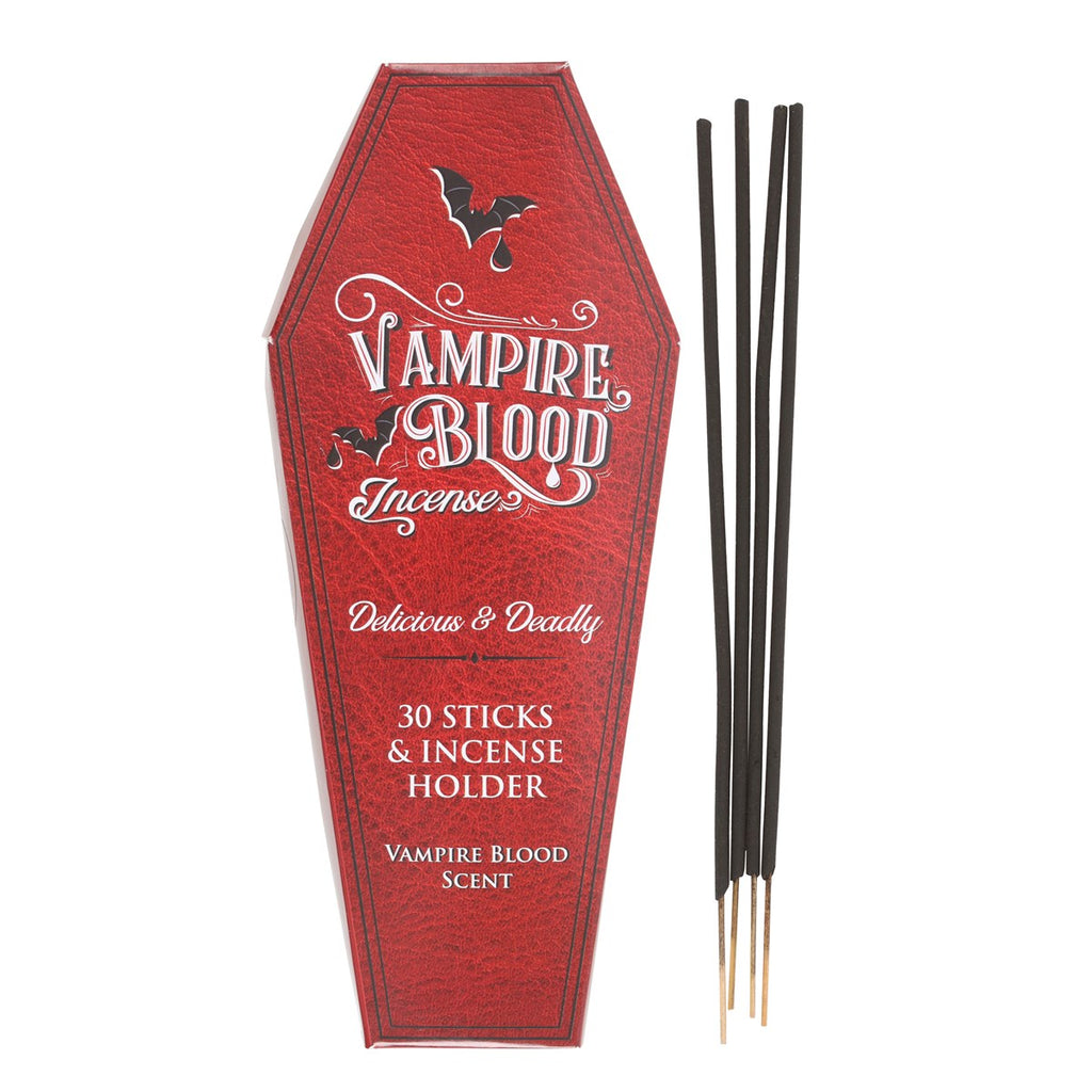 Vampire Blood Incense Stick Packs with Coffin Holder
