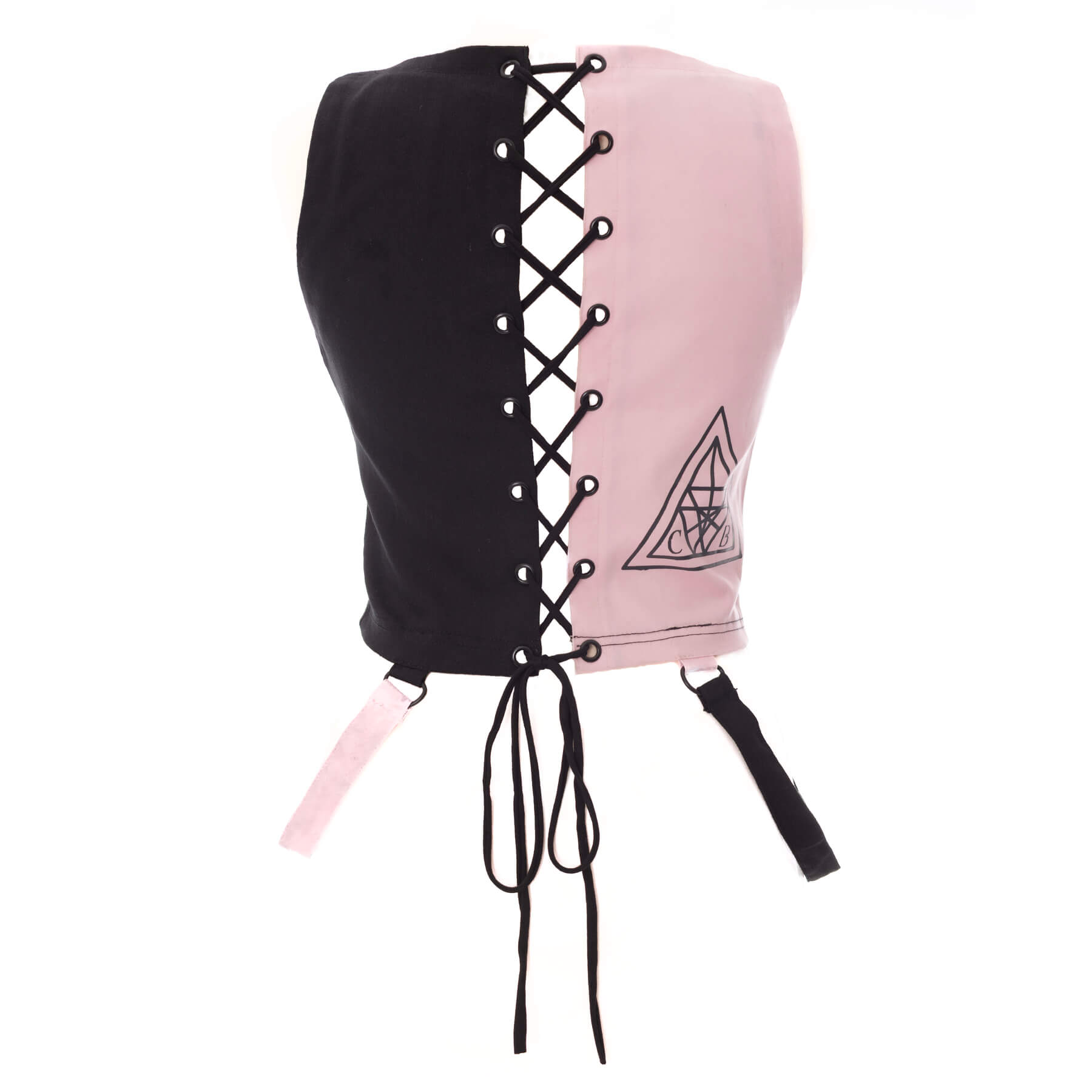 Veil and Void Top - Pink/Black