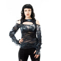 Viola Top - Black/Grey