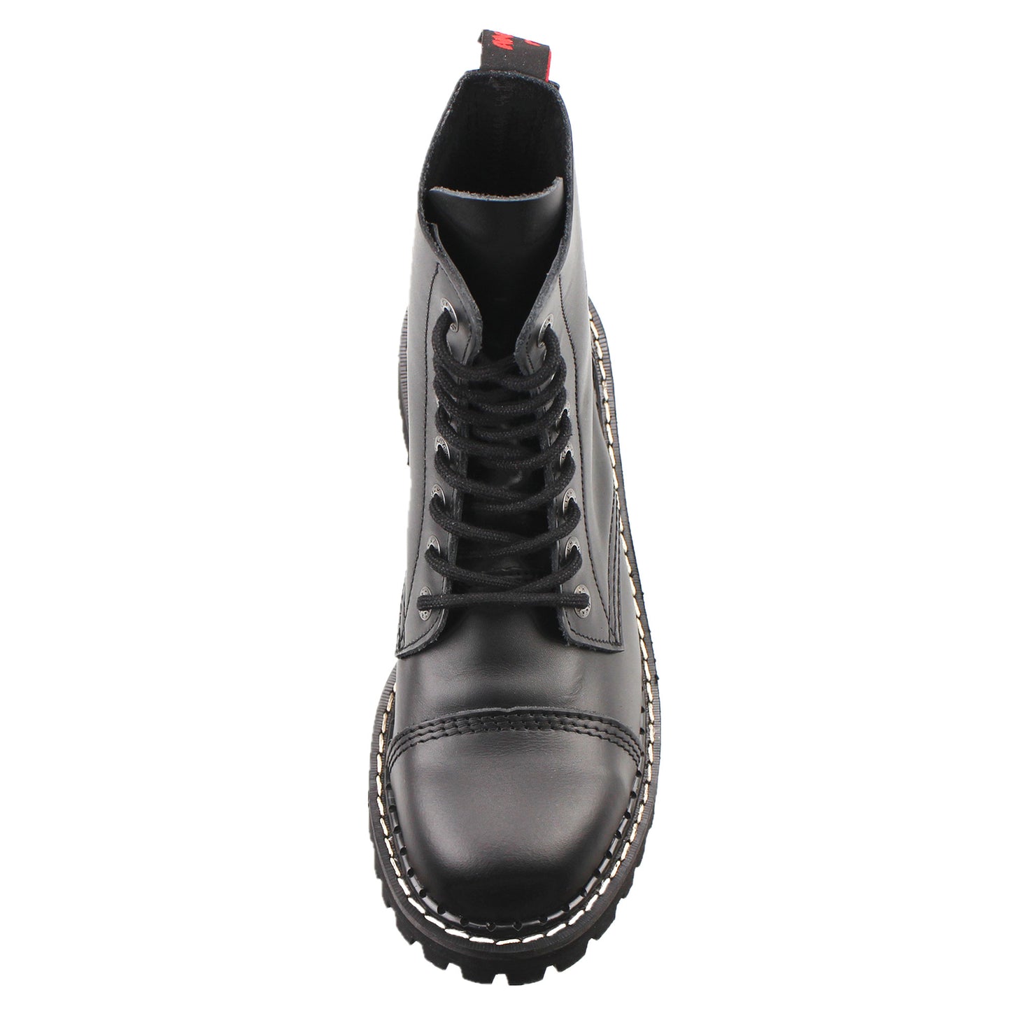 8-Hole - Black Leather Boots