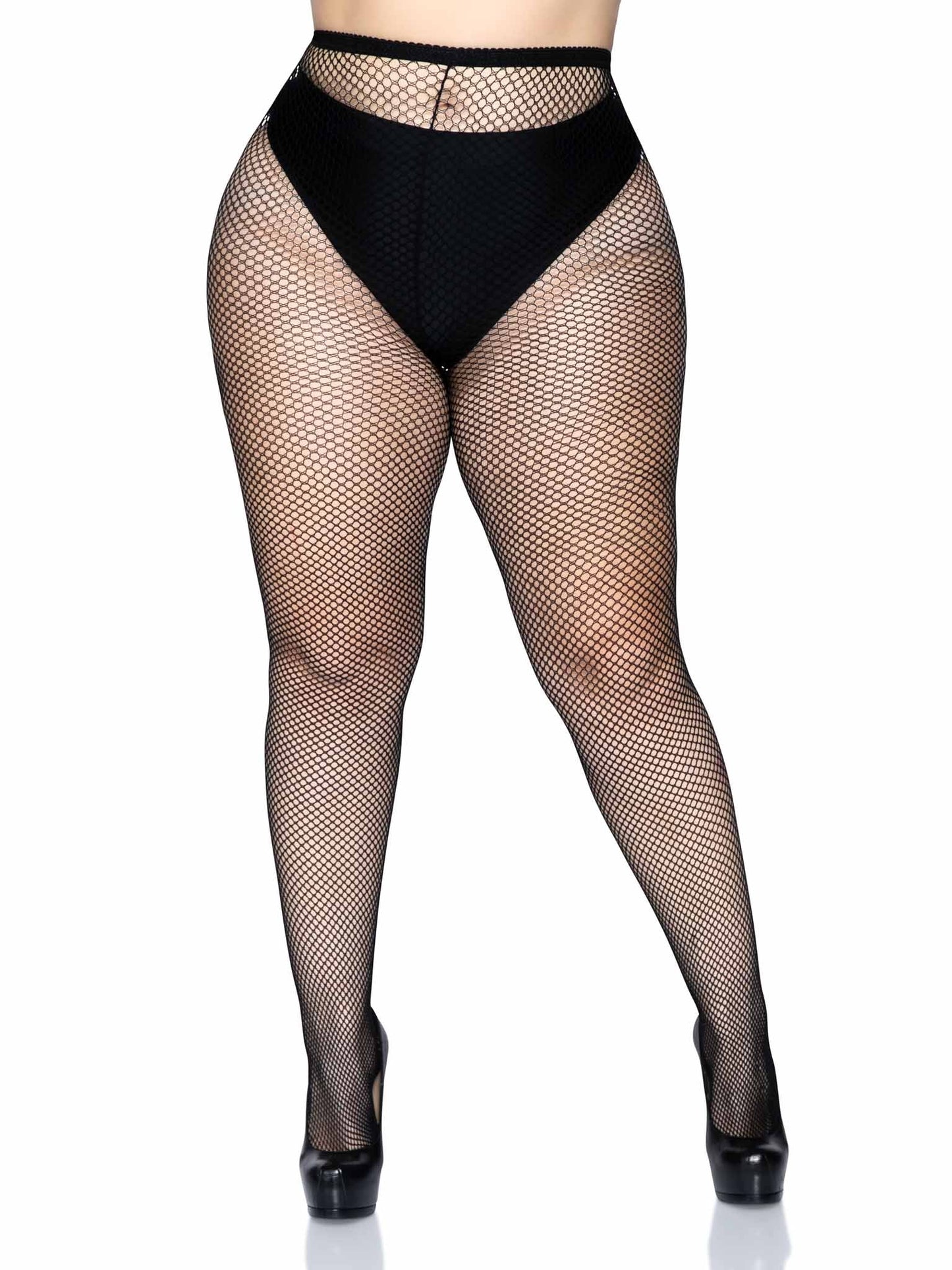 Nylon Fishnet Stocking – Black