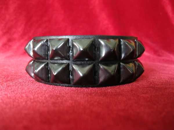 Two Row Pyramid Wristband