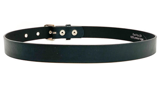 Black Vegan Leather Plain Belt