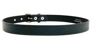 Black Vegan Leather Plain Belt