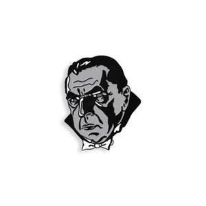 The Count - Black & White Maniac Monsters Enamel Pin
