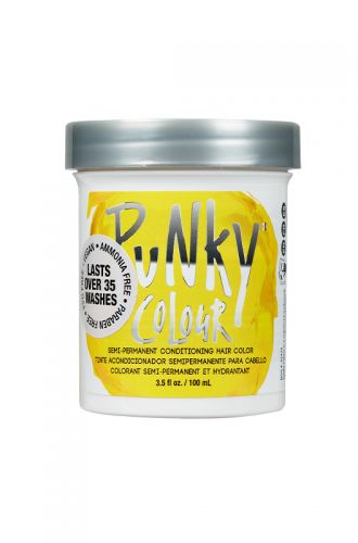 Punky Colour, Semi-Permanent Conditioning Hair Color, Bright Yellow, 3.5 fl oz